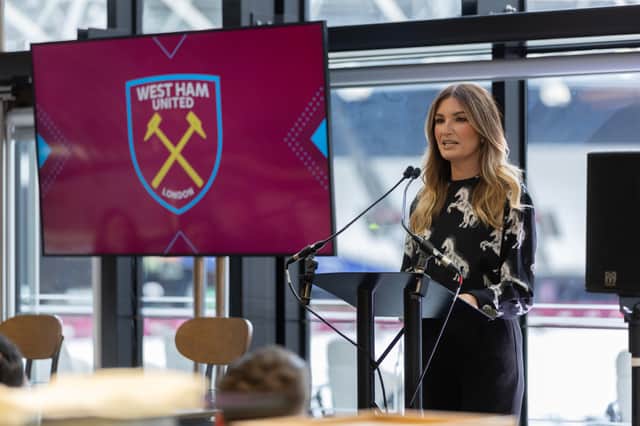 1-Baroness-Karren-Brady-CBE-speaking-at-the-announcement-of-the-Clubs-new-Foundation-Community-Hub