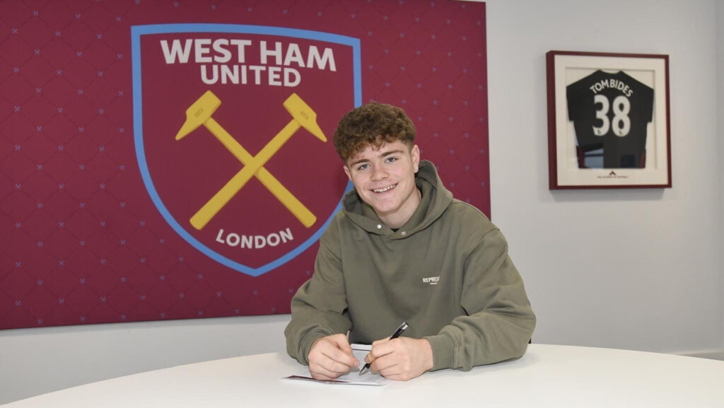 Glentoran teenager Joel Kerr signs for Premier League Side West